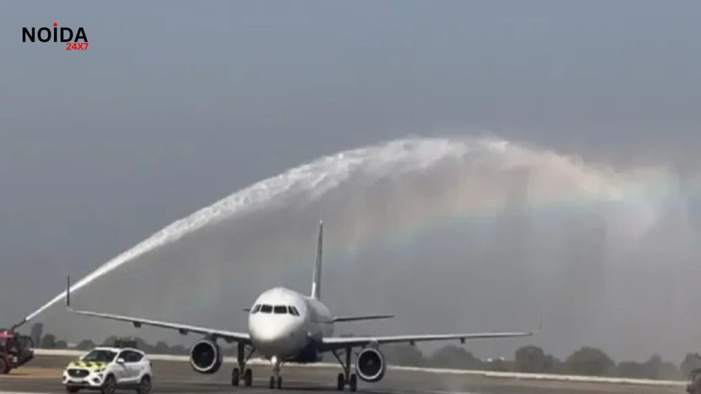 Noida Airport First Test Flight